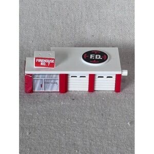 Vintage 1989 Galoob Micro‎ Machines Firehouse No. 7 Playset - Miniature